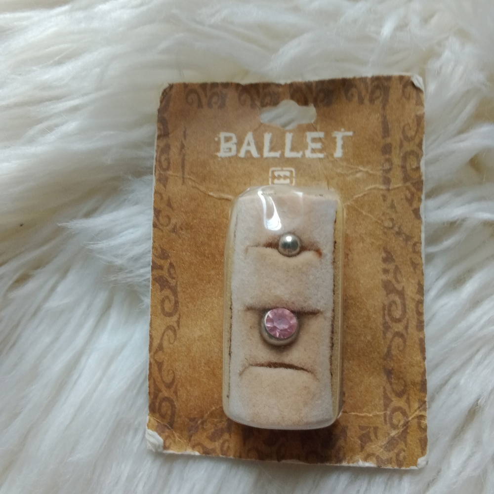 2 vintage ballet belly rings